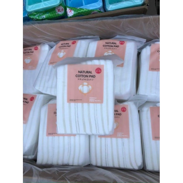 BÔNG TẨY TRANG COTTON 222 MIẾNG