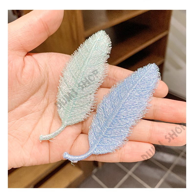 Set 3 cái kẹp mái hình lá phong cách Hàn Quốc