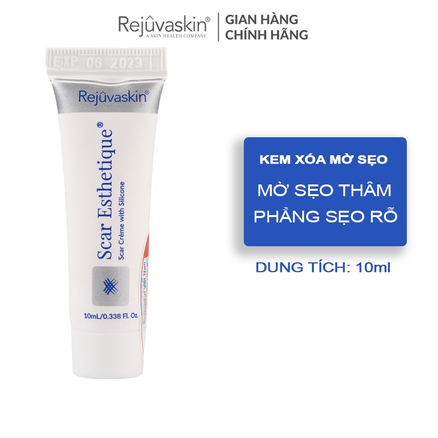 Kem làm mờ sẹo thâm, rỗ, lõm Scar Esthetique của Rejuvaskin 10ml, 30ml, 60ml