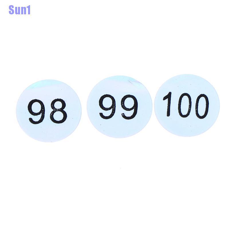 Miếng Dán Số Màu laser Chống Thấm Nước Tiện Dụng