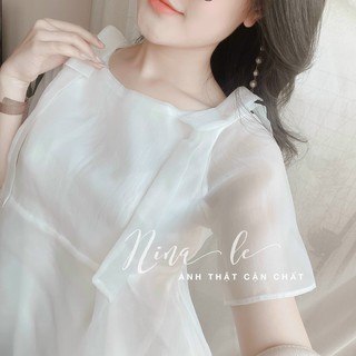 SET ÁO VOAN NƠ KÈM CHÂN VÁY