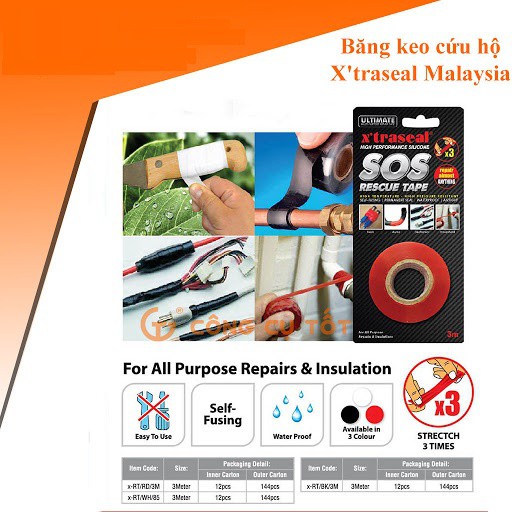 Băng keo cứu hộ S.O.S X'traseal Malaysia