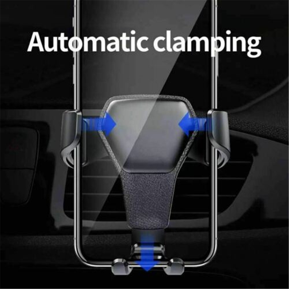 Giá Đỡ Điện Thoại / Máy Tính Bảng Màu Đen Linh Hoạt Di Động Tiện Dụng Cho Xe Hơi