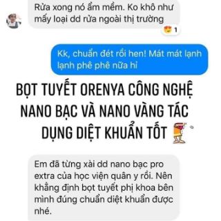 [vệ sinh phụ nữ] BỌT TUYẾT PHỤ KHOA ORENYA 150ml
