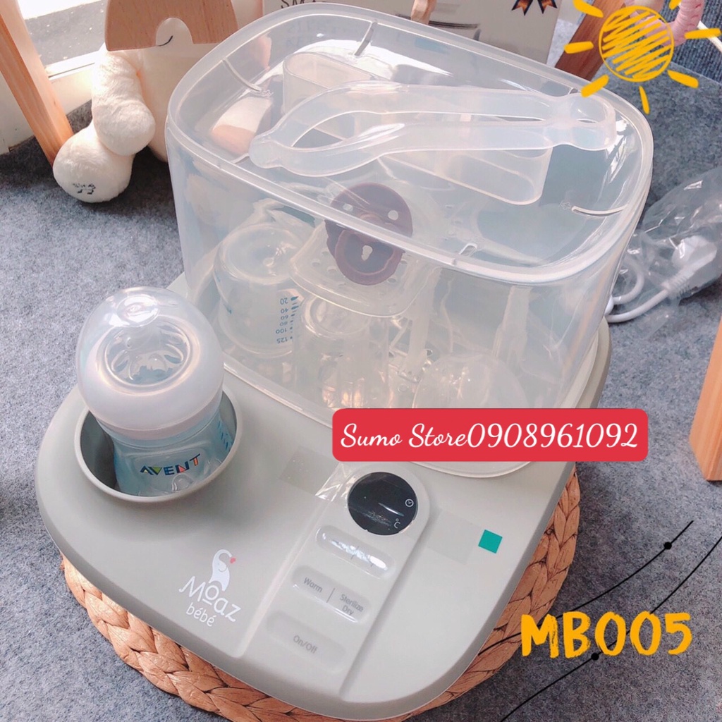 MÁY TIỆT TRÙNG, SẤY KHÔ, HÂM SỮA MOAZ BEBE MB005