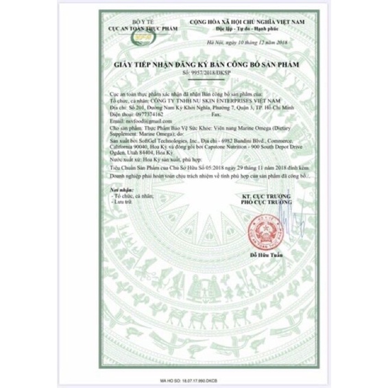 Omega3 Viên Uống hổ trợ Sức khỏe hàng  chuẩn  nuskin Việt Nam nhập khẩu mẫu mới hạn 18/1/2026