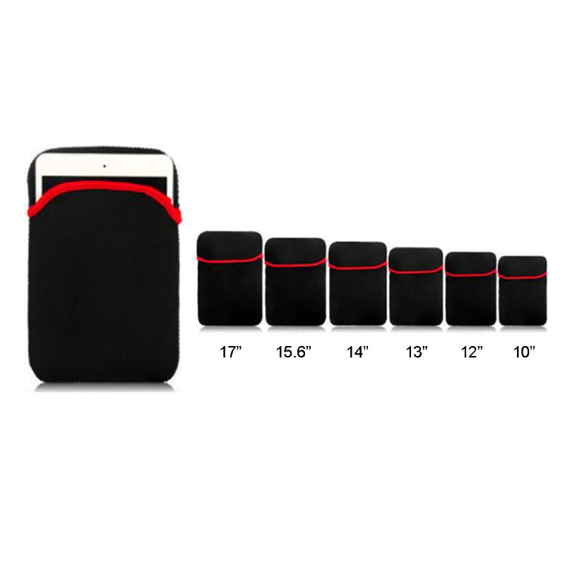 Túi đựng máy tính xách tay / máy tính bảng 10-17 inch chất liệu cao su neoprene mềm