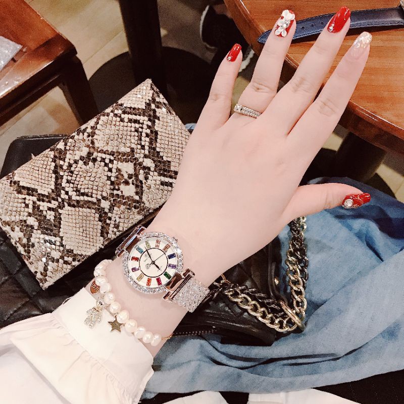 Combo Set Đồng Hồ Nữ Royal Crown Cổ Điển Authentic