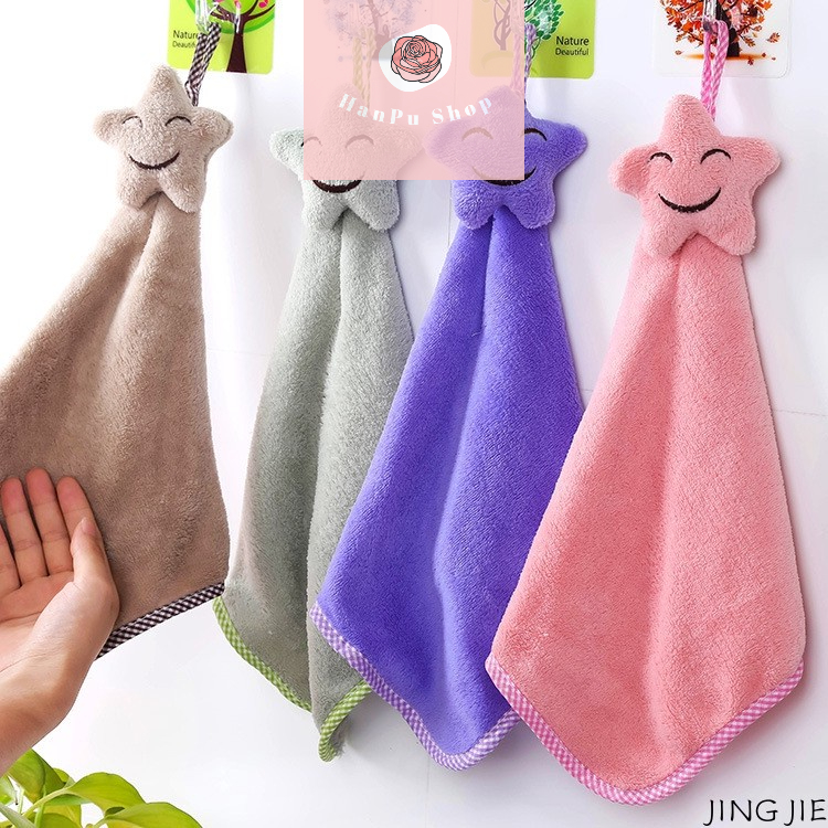 Khăn lau tay nhà bếp ngôi sao siêu mềm BIG SIZE