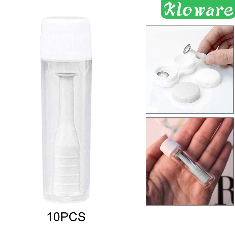 Bộ 5 Dụng Cụ Hút Kính Áp Tròng RGP Màu Xanh Lá Kèm Hộp Đựng Tiện Dụng