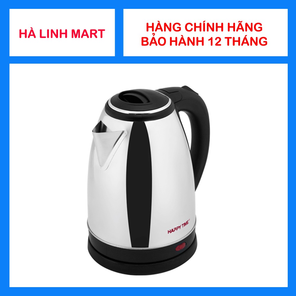 Ấm siêu tốc inox 1.8L SUNHOUSE HAPPY TIME HTD1088 - Hàng chính hãng