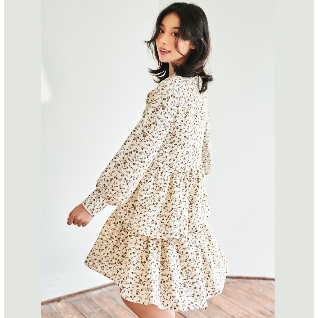 [Mã WABRWA15 giảm 15% đơn 300K] BLEUBIRD Váy voan Luna hoa li ti | BigBuy360 - bigbuy360.vn