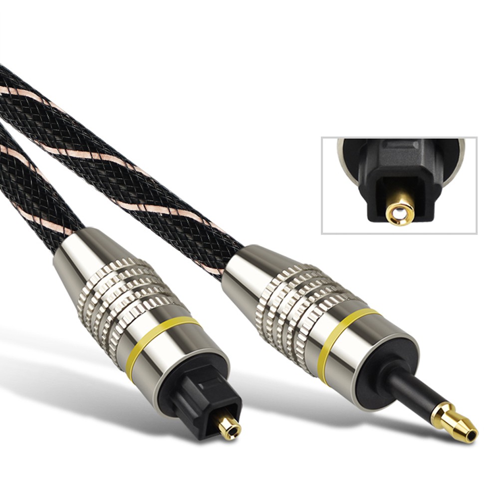 Dây cáp audio mini toslink chuyển đổi 3.5 quang ra quang thường 1m đến 5m