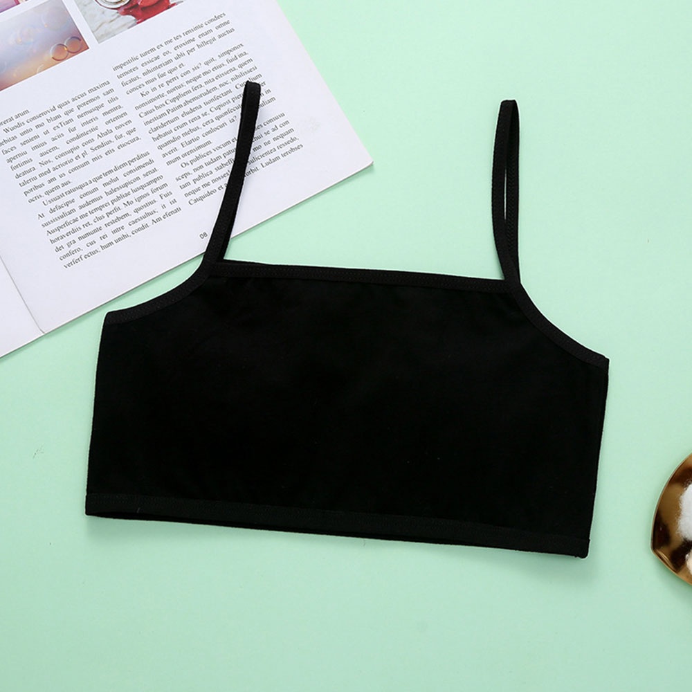 Áo lót vải cotton Không Tay Cho Bé Gái 7-10 Tuổi