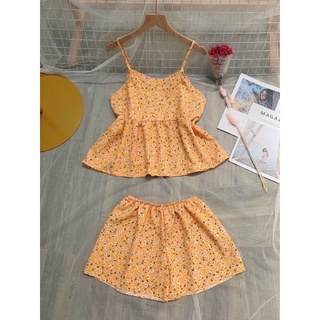 ❤️FREESHIP ❤️ Đồ bộ voan lụa (HÌNH THẬT) Đồ bộ 2 dây