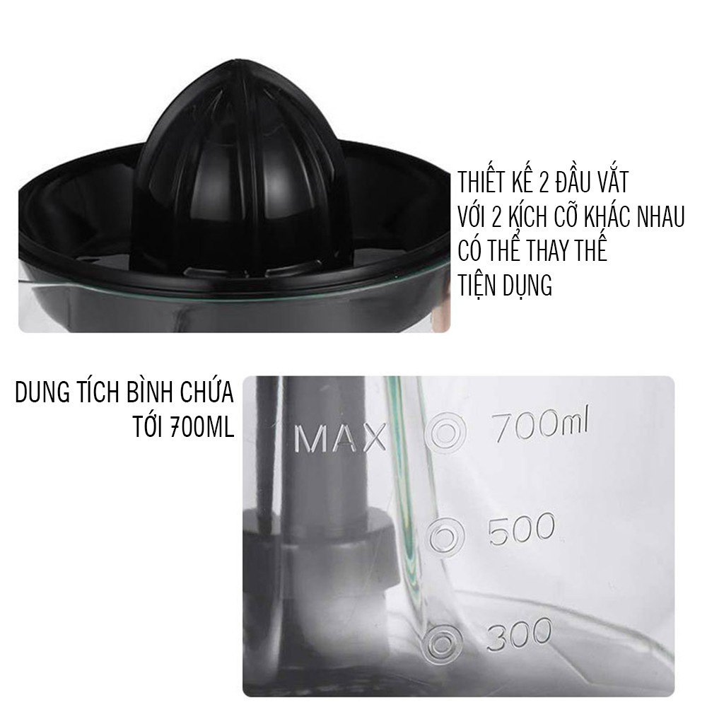 Máy vắt cam Sokany Đa Năng, vắt cam tự động xoay ép 2 chiều, nhỏ gọn,