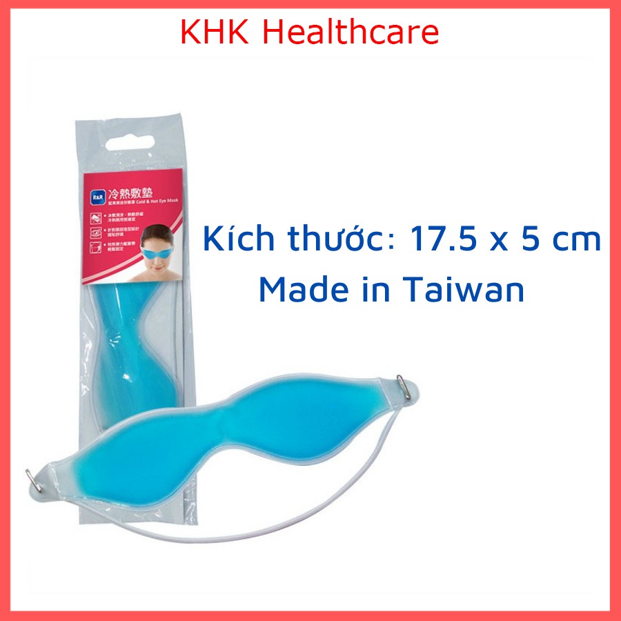 Túi chườm mắt dạng gel Rexio cỡ kích thước 17.5 x 5cm