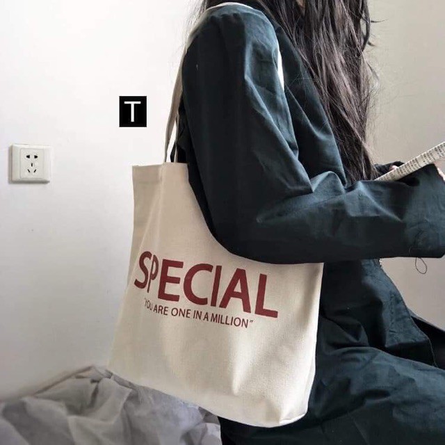 [FREESHIP ĐƠN TỪ 50K]  Túi vải SPECIAL Tr&amp;Đ