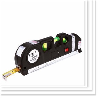 Thước Nivo, Cân Mực Laser - Thước Kéo 2.5m Nội Thất Laser Level Pro 3 (Kèm pin)