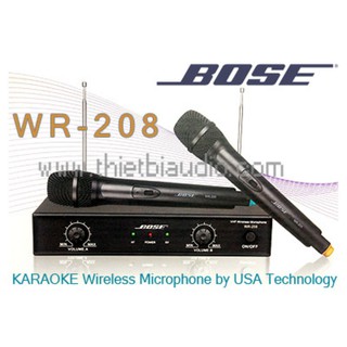 MIC KARAOKE KO DÂY BOSE WR-208, 206