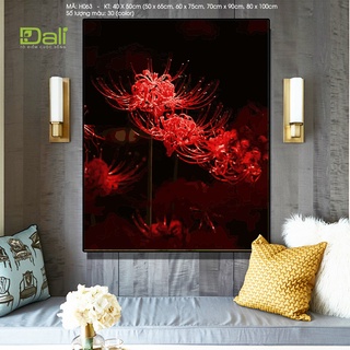 TRANH SƠN DẦU SỐ HÓA HOA BỈ NGẠN H063