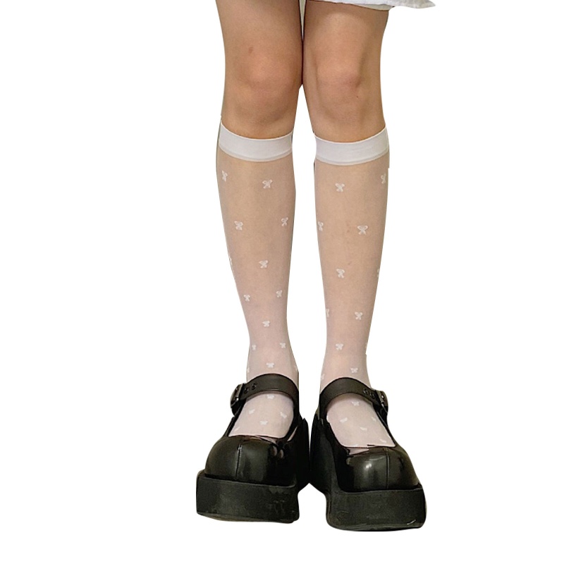 Vớ Đồng Phục Hóa Trang Cô Hầu Gái Nhật Bản Lolita Đính Nơ Dễ Thương