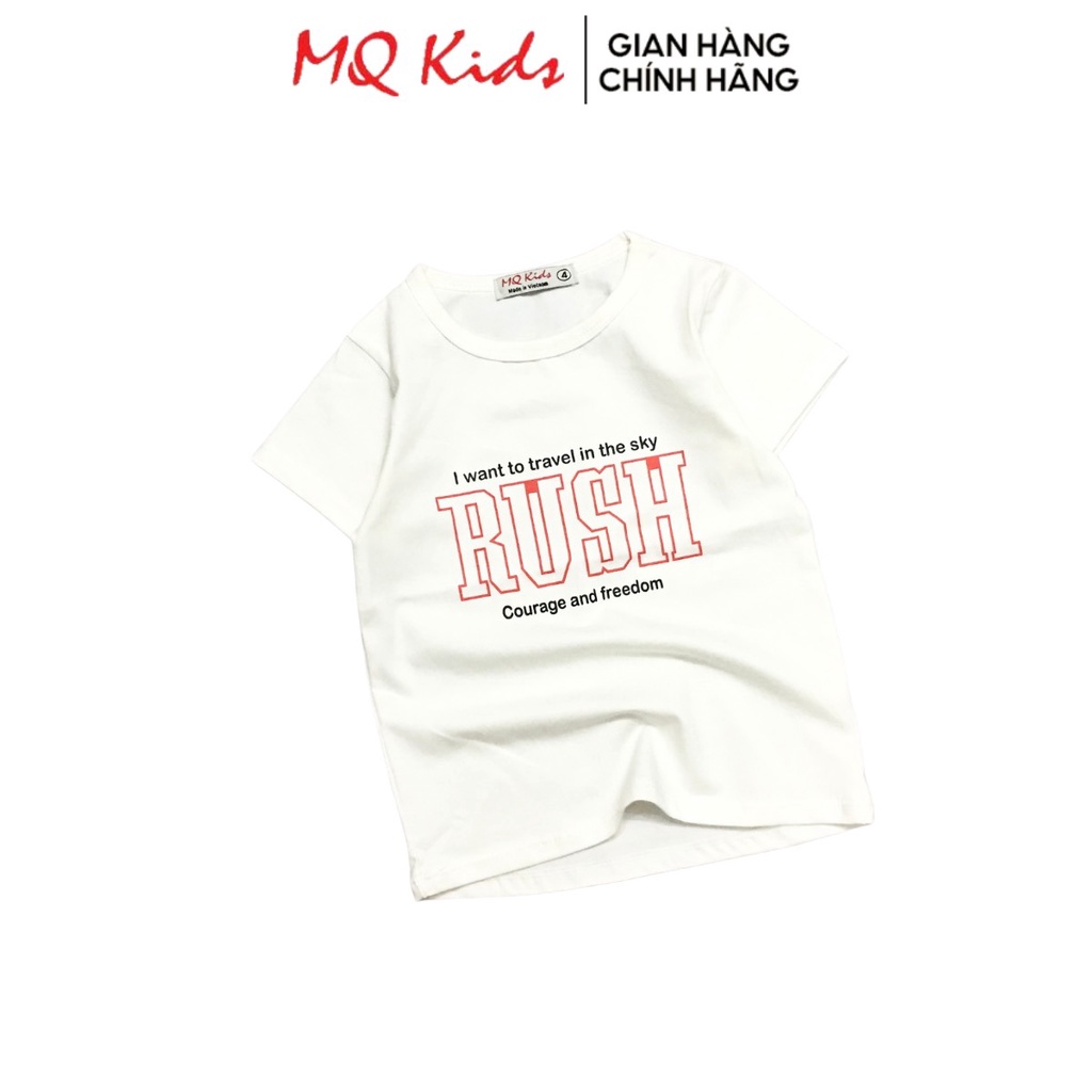 Áo thun bé trai size đại 21_40Kg💥BIG SIZE 💥 Áo phông tay lỡ trẻ em chất cotton mềm mịn