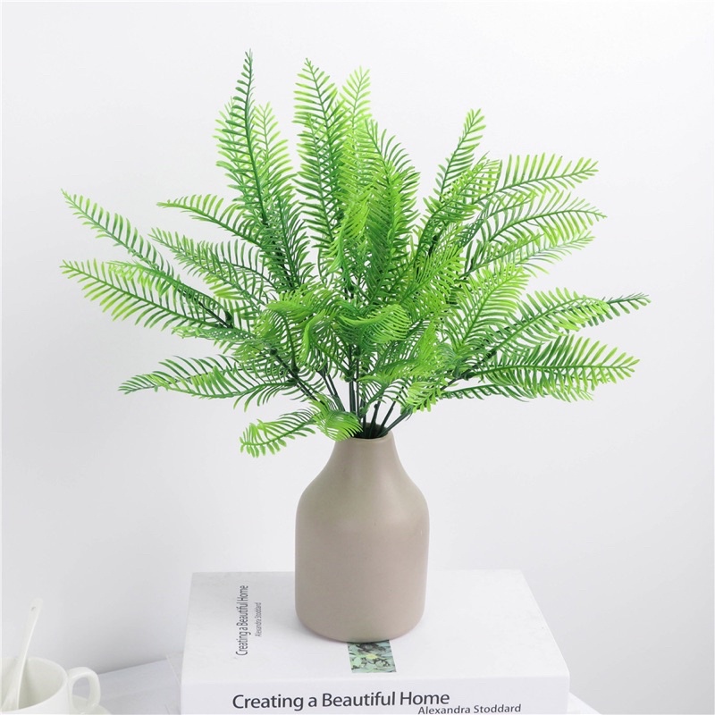 Cành lá điểm, cành lá decor, cành lá giả chụp ảnh