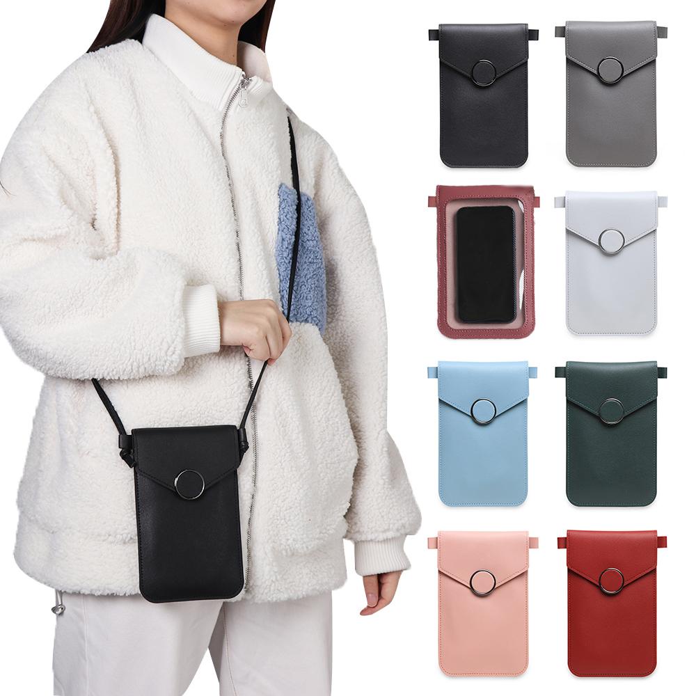 Túi Da PU Đeo Chéo Đựng Điện Thoại Thời Trang