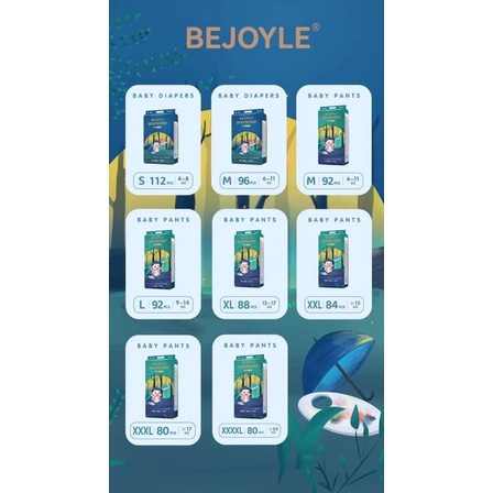 Tã/Bỉm Bejoyle/Bejoyle Plus/bejoyle diamond/ bejoyle tomaro Dán/Quần S120/M96/L90/XL78/XXL66