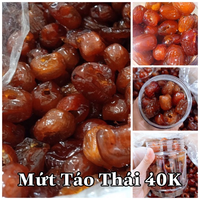 Mứt Táo Thái Lan Tách Hạt 500g