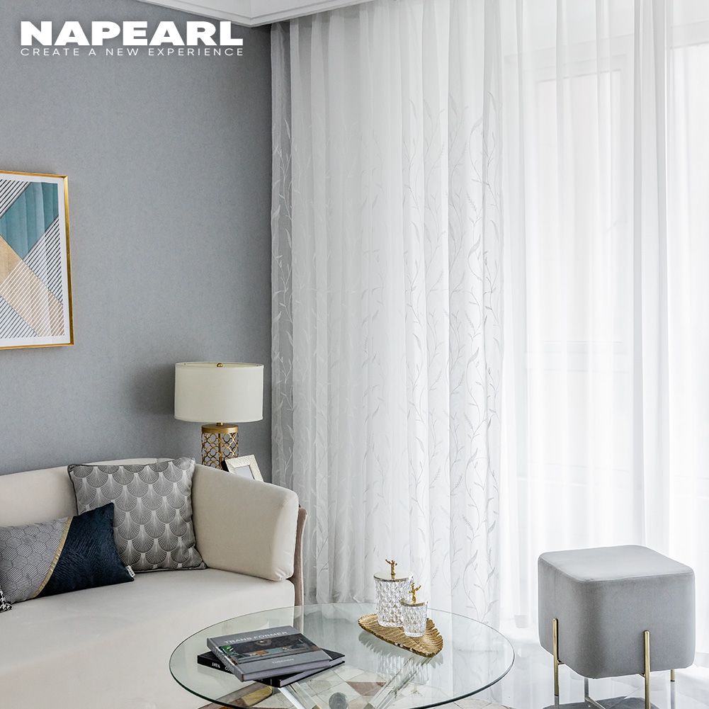 1 Chiếc Rèm Cửa Vải Tuyn 100X130Cm