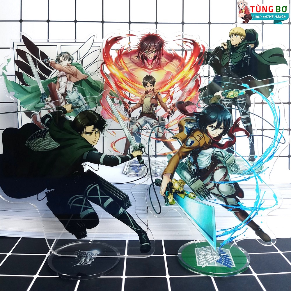 [Standee] Tượng Mica Anime Attack on Titan