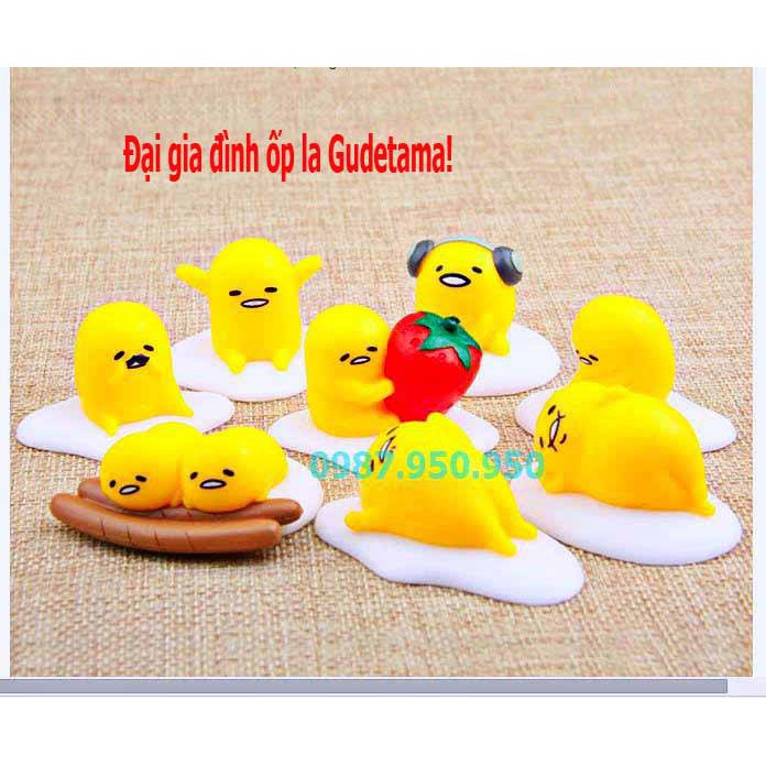 Gudetama trứng lười trút giận đồ chơi dẻo gọi lh sđt 0987950950