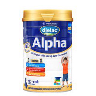 Sữa bột vinamilk dielac alpha 4 - hộp thiếc 900g