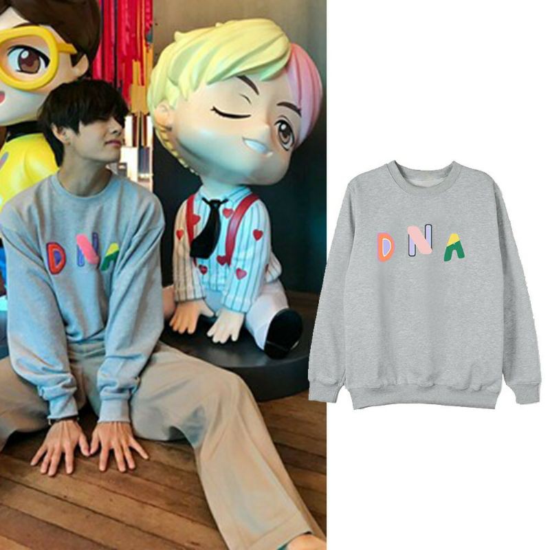 Áo sweater nỉ bông DNA V BTS