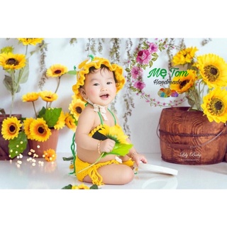 Set nón, bikini, giày cho bé 1 Tuổi