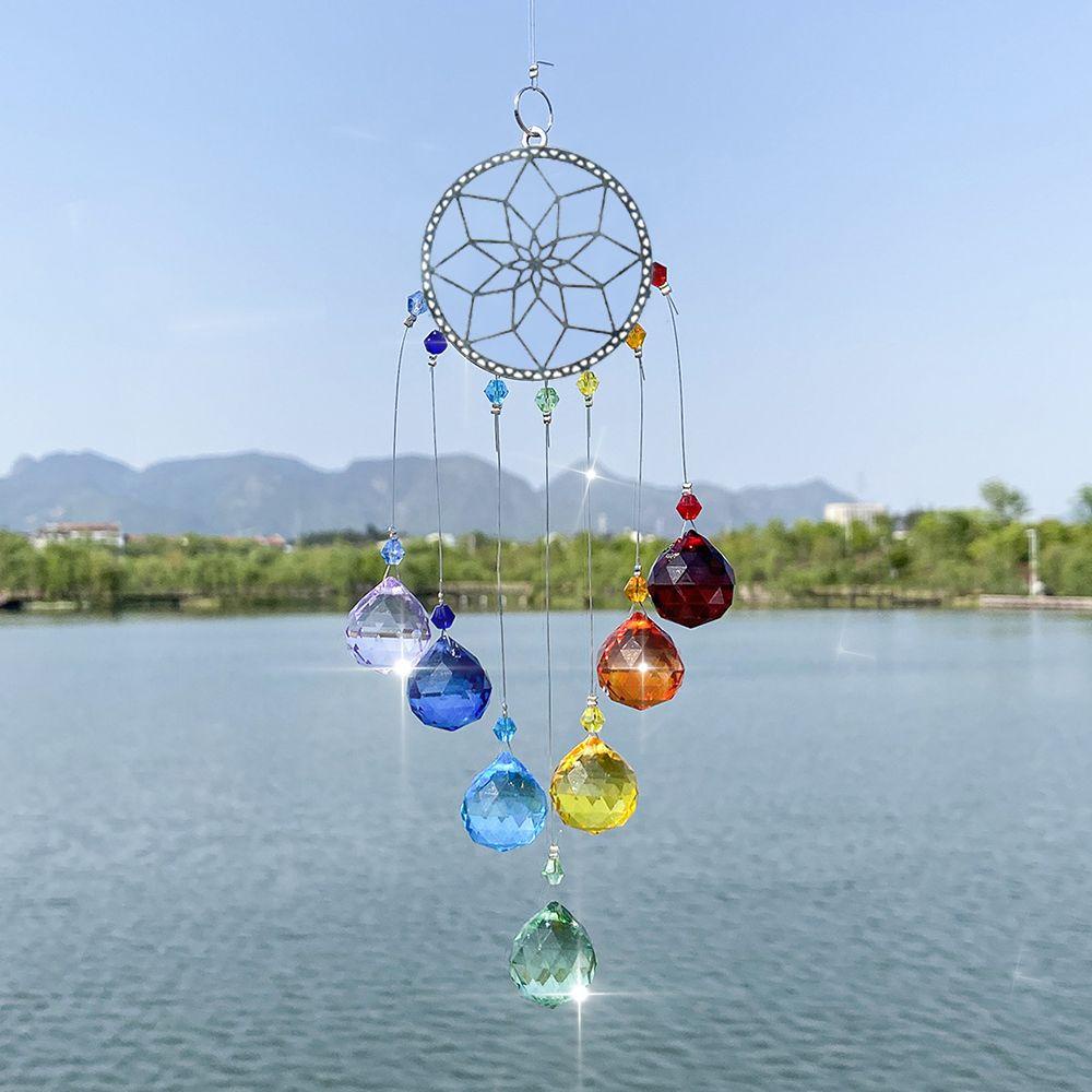 Chuông Gió Cầu Vồng Treo Trang Trí Nhà Cửa / Xe Hơi