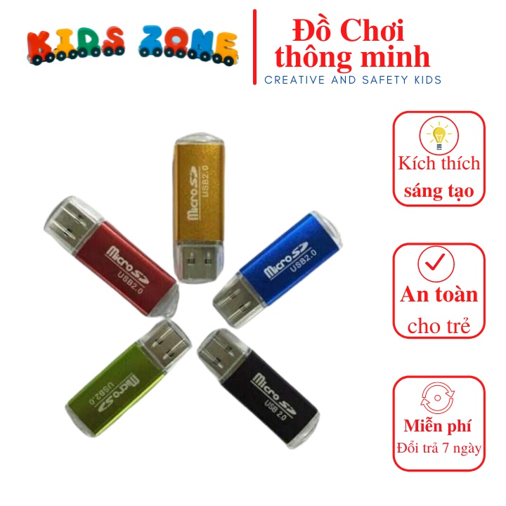Đầu lọc thẻ nhớ, đầu đọc thẻ, usb đọc thẻ nhớ kim loại - Beetech