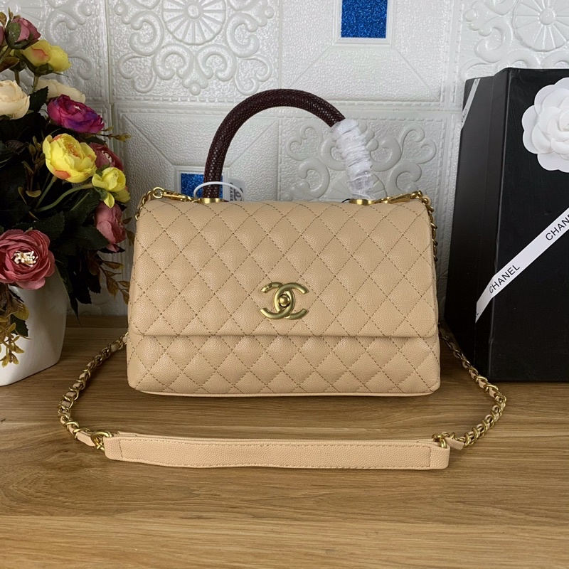 Túi xách Chanel coco màu nude size 26cm
