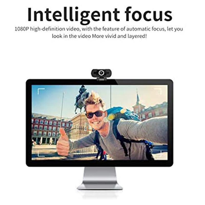 Webcam Hd 1080p Usb Kèm Mic Không Cần Trình Điều Khiển Chuyên Dụng Cho Máy Tính | BigBuy360 - bigbuy360.vn