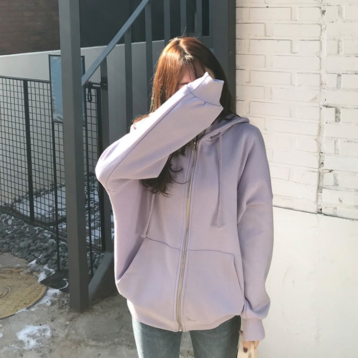 | SẴN TÍM, HỒNG |  Áo khoác nỉ ulzzang ( ảnh thật ở cuối) | BigBuy360 - bigbuy360.vn