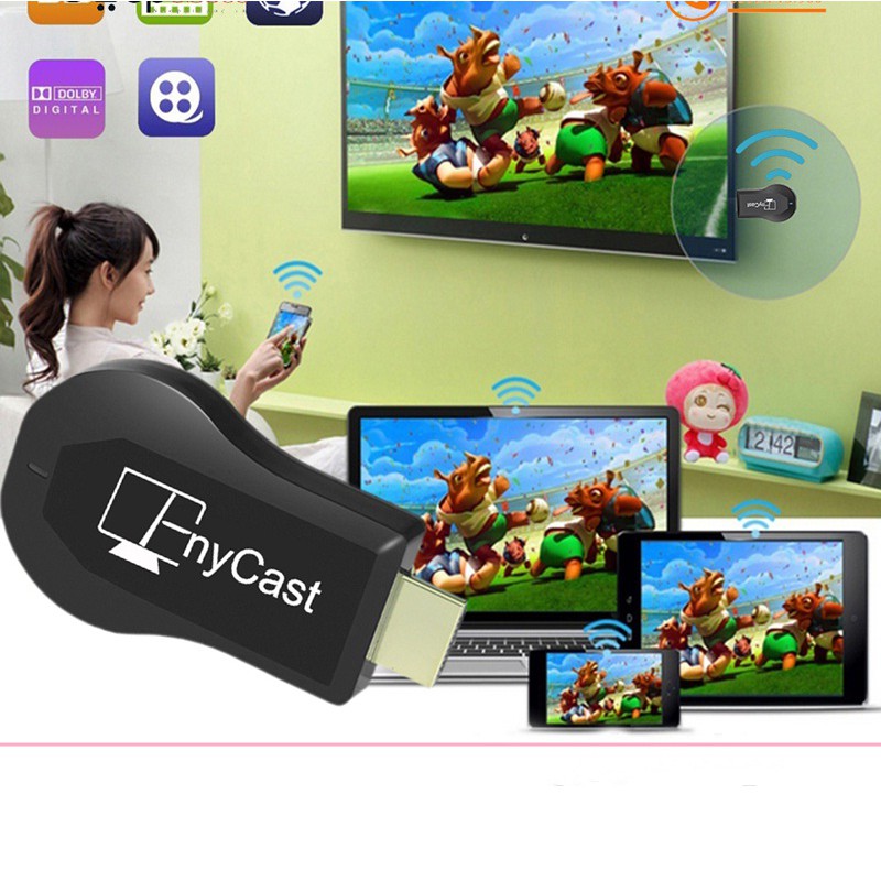 Thiết Bị Kết Nối HDMI Không Dây Từ Điện thoại Lên TV Anycast MX18 PLUS - Hỗ Trợ 3G/4G/WIFI