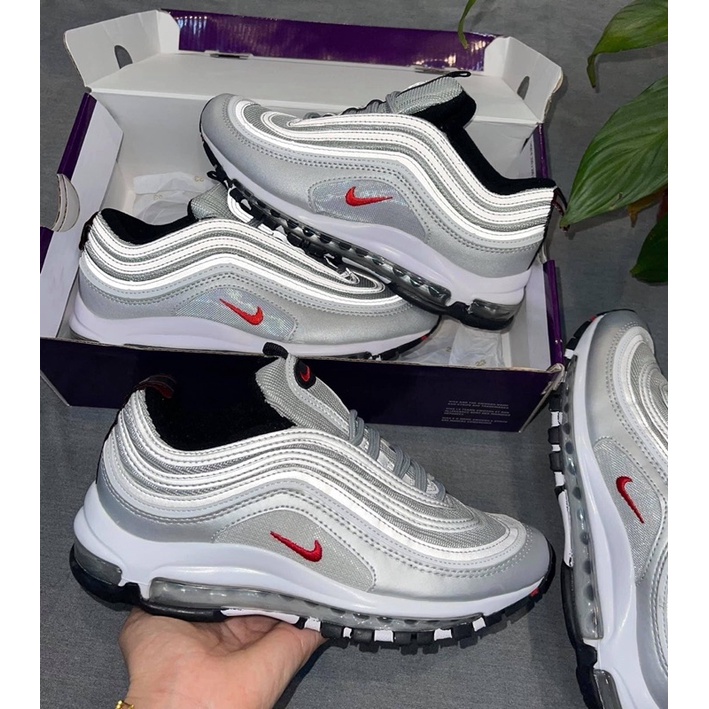 🔥 ẢNH THẬT 🔥 Giày Air Max 97 Bạc