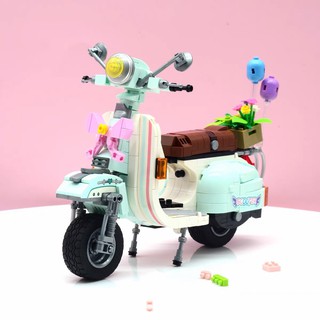 Đồ chơi xếp hình lắp ráp XE MÁY SCOOTER II NANOBLOCK