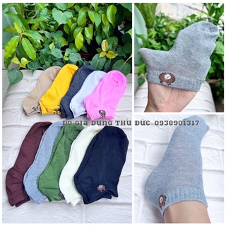 Túi 10 đôi vớ gấu cổ ngắn cho nữ