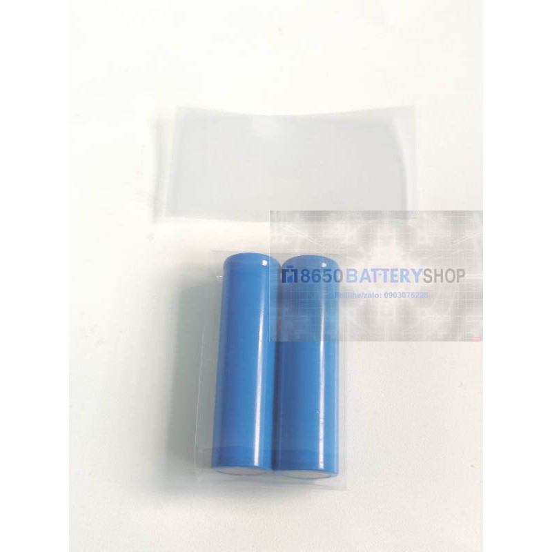 Màng co PVC trong suốt cell pin 18650 1,2,3,4 cell