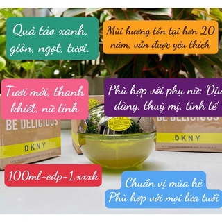 NƯỚC HOA NỮ DKNY BE DELICIOUS EDP 100ML