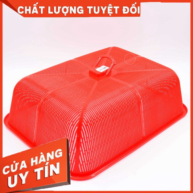 [Mã LIFEBKA5 giảm 10% tối đa 1 Triệu đơn 500k] Lồng Bàn Vuông Nhựa Việt Nhật - Lồng Bàn Vuông