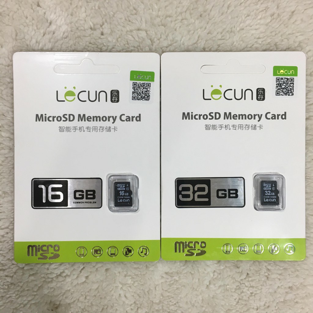 Thẻ nhớ 8GB 16GB 32GB 64GB Lecun Micro SD chính hãng nhập khẩu BẢO HÀNH 5 NĂM